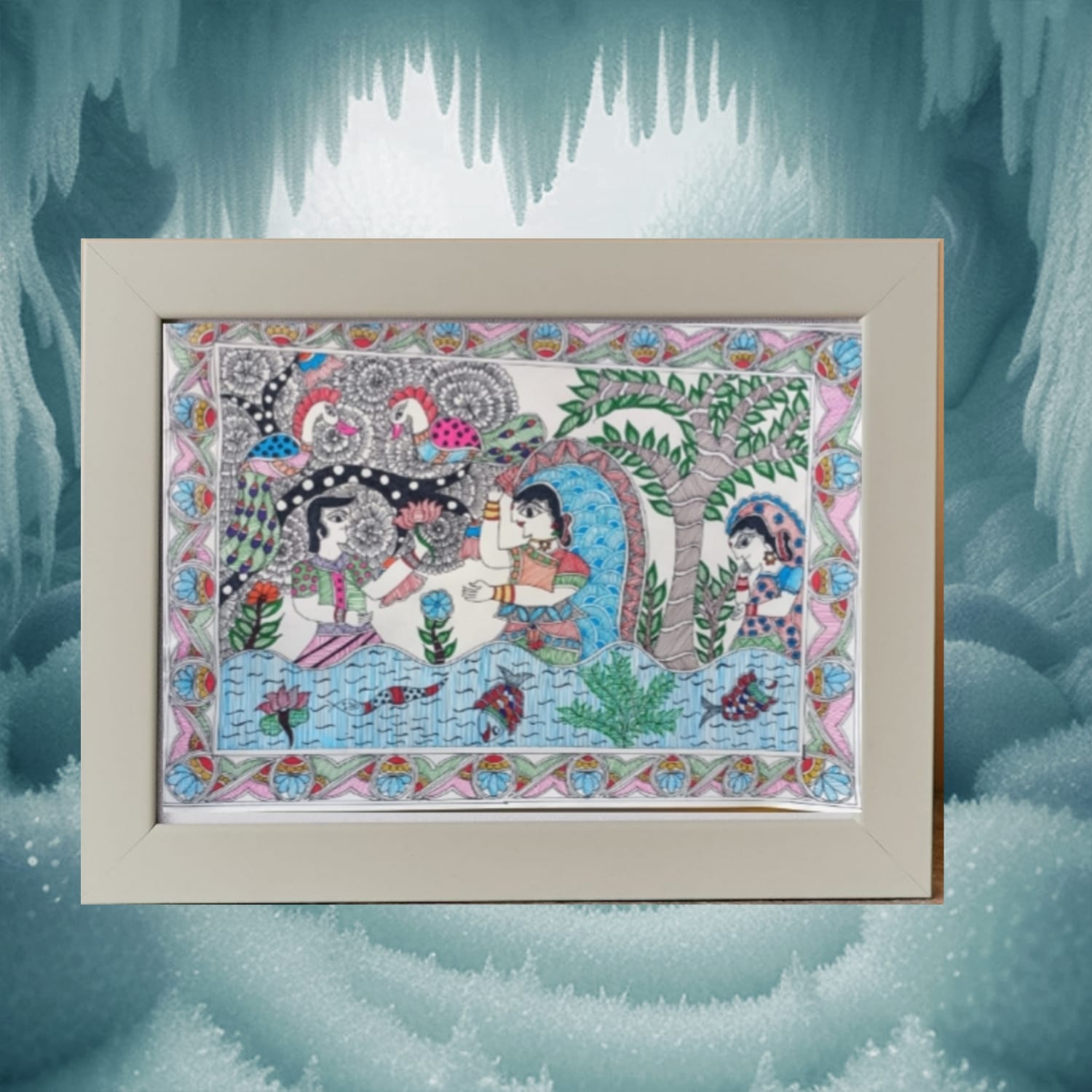 Mithila Painting Graden Mithila Painting