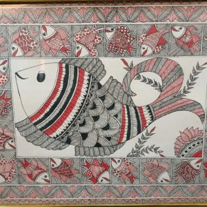 Mithila painting of Fish